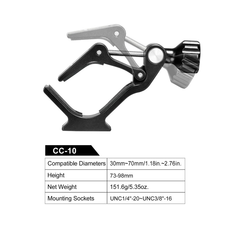 CC-10 Binocular Mount Clamp for Triopd with Arca Swiss Adapter,