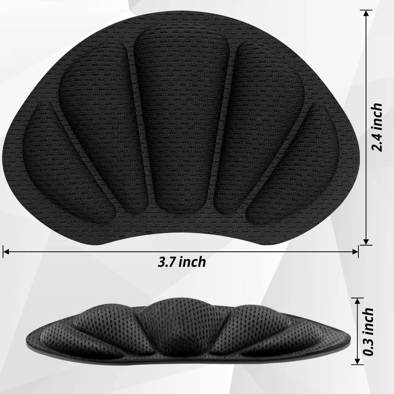 Shoe Heel Inserts, 8 Pcs Mesh Self-Adhesive Heel Cushion Pads