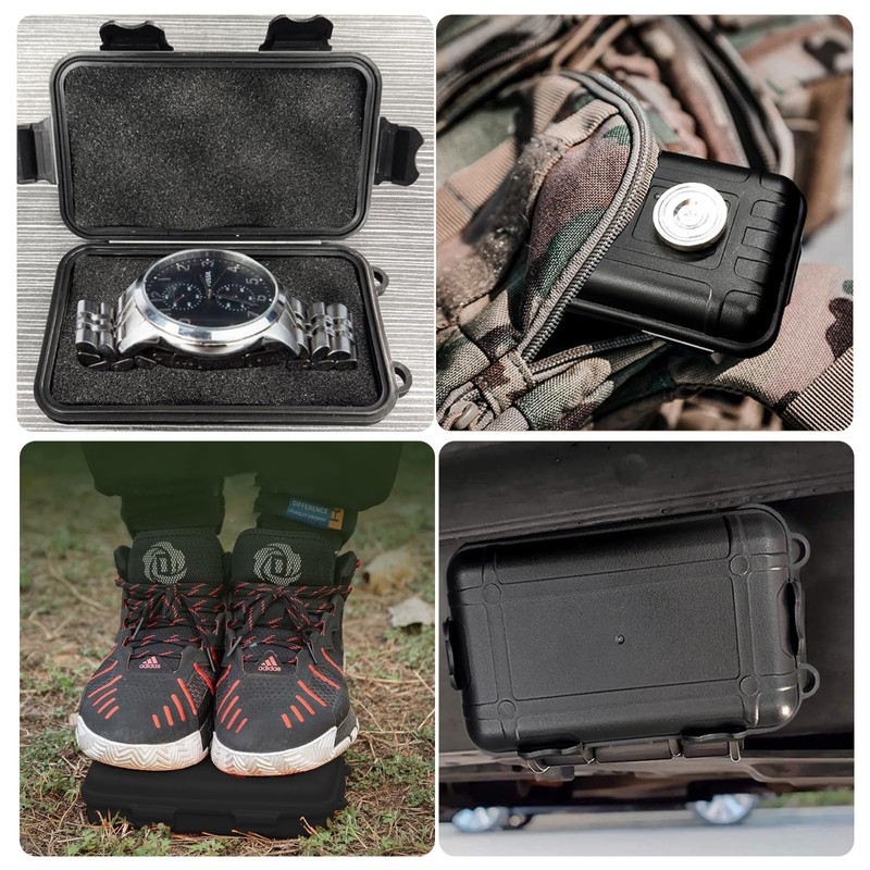 CLKE 1 x Under Car Magnetic Key Box Hidden Key