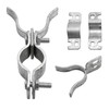 DUZFOREI 2PCS Chain Link Fence Gate Latch with Padlock Hole