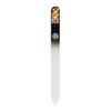 Black Glass Nail File Decorated Bohemians Crystals Collection#26 - Original
