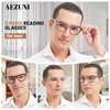 AEZUNI Large Reading Glasses for Men 3 Pairs Big Frame
