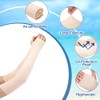 Bememo Fingerless Elbow Length UV Protection Gloves - 4 Pack
