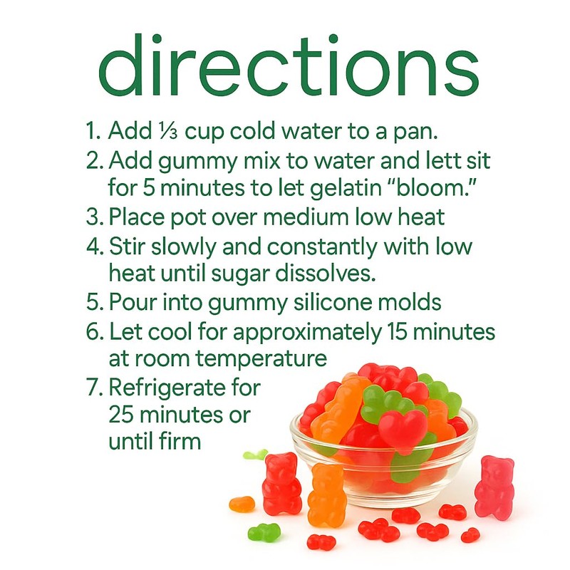 Simple Mixes Natural Gummy Mix, Healthy Snack, Dye-Free, No Gluten