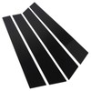 4pcs Window Pillar Post Trim Anti Scratch Glossy Black B