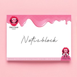 PERE’S CANDY Pere's Candy Bundle für 2erPack (2 x 540 g) Liebich Knusprige Haferkekse mit Kakaoglasur Haferflockengebäck + Pere's Candy Notepad DIN A7-25 Blatt