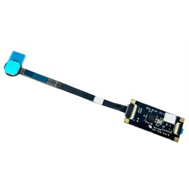 ZAHARA Black No Shelf Fingerprint Reader Module Assembly 03YV28 3YV28 Replacement for DELL Inspiron 15 5570 5575 3583 3585 3593/ Vostro 3590 G Series G3 3579 Fingerprint Reader Module Circuit Board