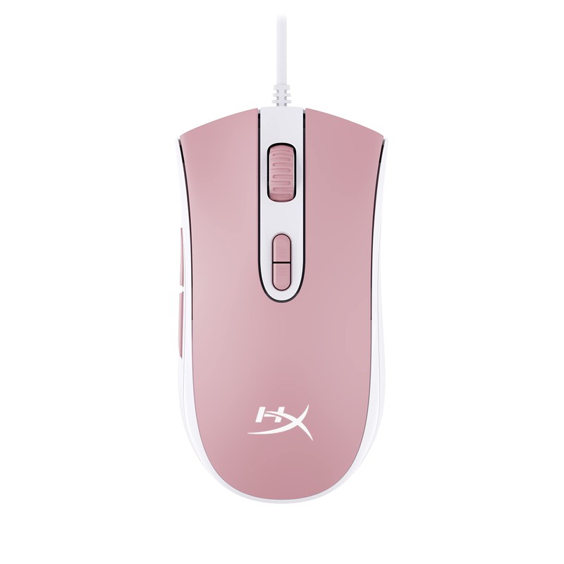HyperX Pulsefire Core Rosa/Blanco - Ratón para Juegos RGB Rosa/Blanco,con