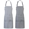 Livdouyu Pack of 2 Women's Cooking Apron Adjustable Kitchen Apron