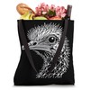 Ostrich Wire Frame Tote Bag