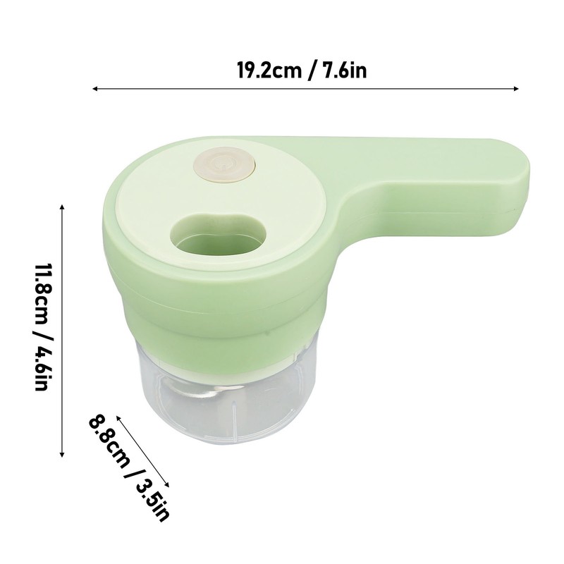 Handheld Electric Vegetable Cutter Versatile Portable Cordless Electric Food Processor
