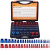 Thread Tester, Screw Identification Gauge, Screw Thread Identifier, 44-Piece Screw