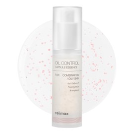 celimax Oil Control Capsule Essence | con extracto de árbol de té, para suero reductor de sebo, matificante, hidratante e hidratante fórmula suave para sensibilidad, 1.0 fl oz
