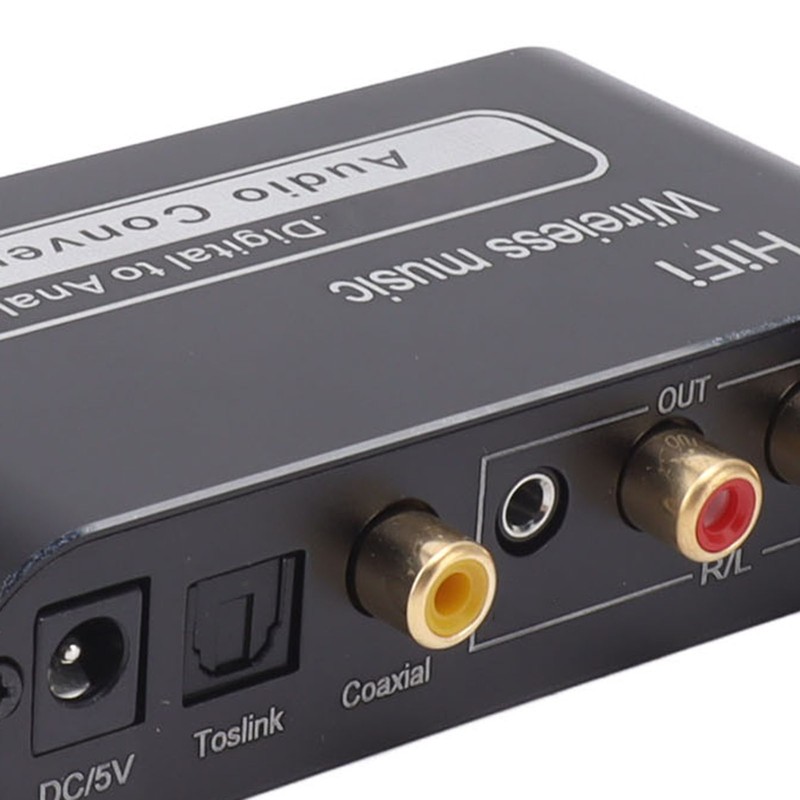 Digital to Analog Converter Coaxial to Analog Adapter Bluetooth 5.1