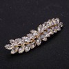 Xerling-Pasadores franceses con diamantes de imitación, pinzas para el pelo,