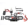RC Front Bumper with 2 Round LED and Winch Remote
