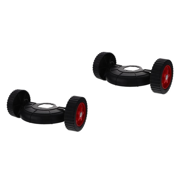 Kisangel 2 Sets Push Mower Caster Wheel Replacement Wheel Hoe