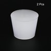 sourcing map 2 x cone rubber stoppers, 36 mm to