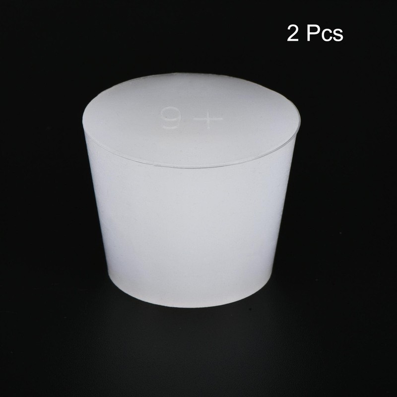 sourcing map 2 x cone rubber stoppers, 36 mm to