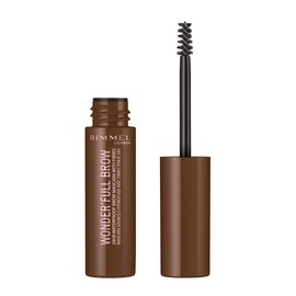 Rimmel London Wonder’Full Brow 24HR Waterproof Brow Gel, with Fibres for Plump Thick Brows, Medium, 4.5 ml