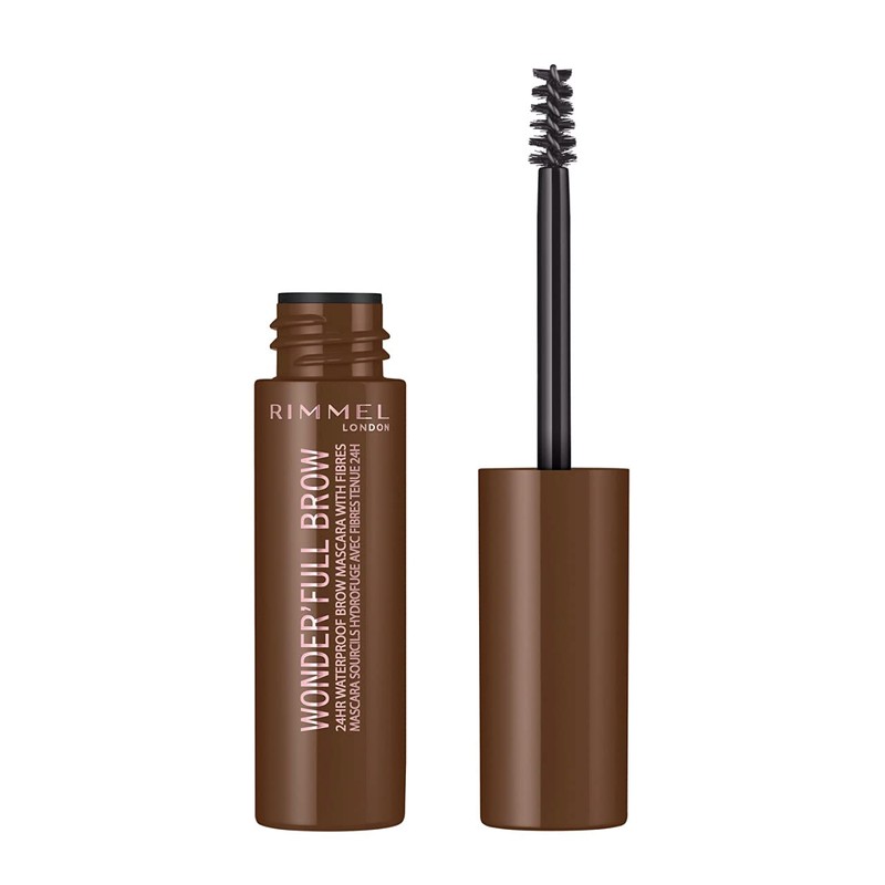 Rimmel London Wonder’Full Brow 24HR Waterproof Brow Gel, with Fibres