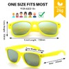 Dwenarry Yellow Sunglasses Bulk Adult Party Sunglasses Set Retro Wholesale