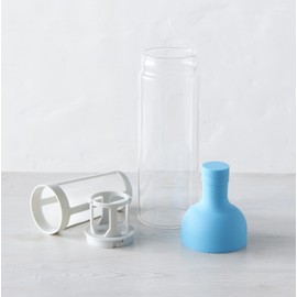 Blue Bottle Coffee, Cold Brew Bottle, Blue, 25.5 fl oz (750 ml), Iced Coffee, Dishwasher Safe