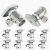 10-Pack GUOFIS Angle Stop Valve with Multi-Turn,1/2-Inch Fip Iron Pipe