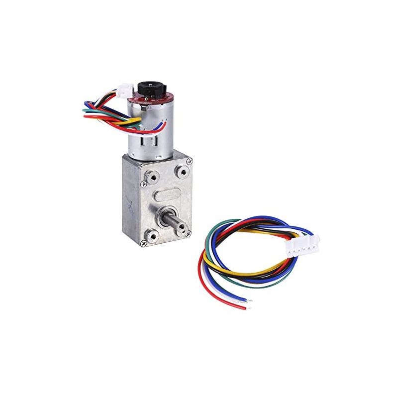 FTVOGUE Motor DC Motor 12V Motorreductor de tornillo sinfín de