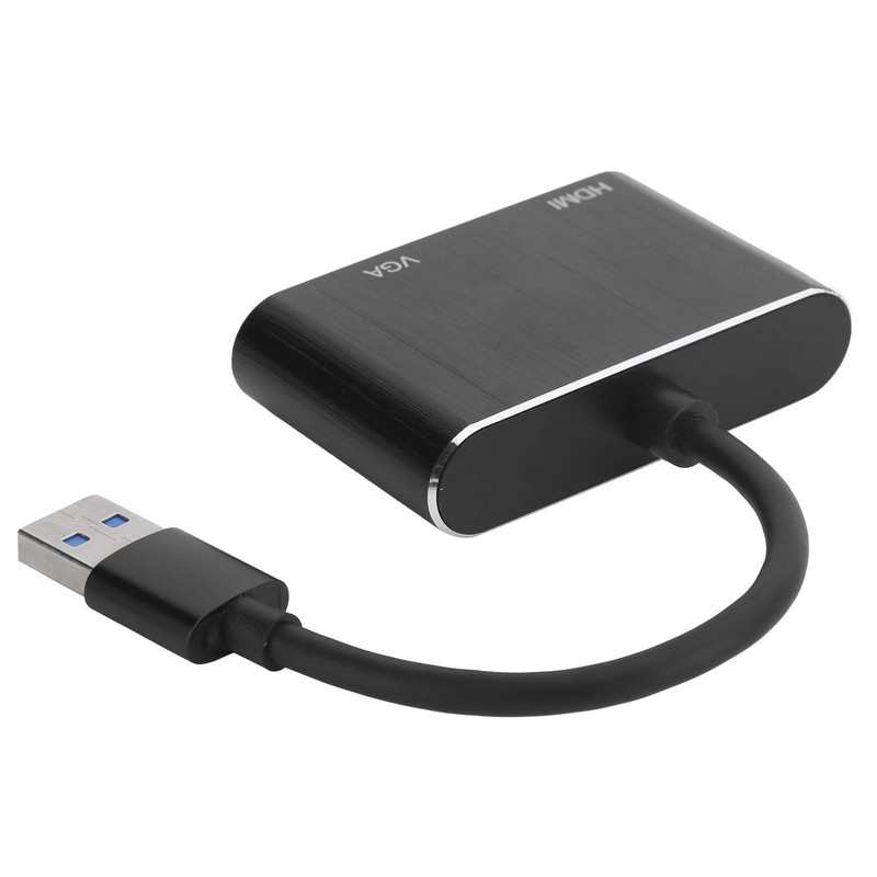 Tangxi Adaptador USB 3.0 a VGA, Convertidor de Energía para