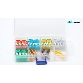 Nilight 120Pcs Mini ATM/APM Blade Fuses Assortment Kit