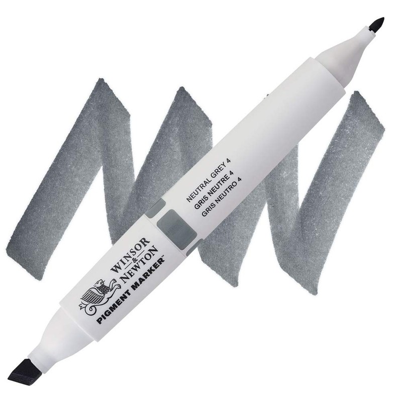 Winsor & Newton Pigment Marker Set of 6 Warm Grey