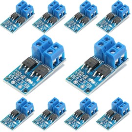 JESSINIE 10PCS 5V-36V 15A(Max 30A) 400W Dual MOSFET Trigger Switch Drive Module 0-20KHz PWM Control Board Adjustment Speed Control Motor