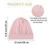 ZMD Silky Satin Lined Bonnet Sleep Cap, Silk Hair Wrap