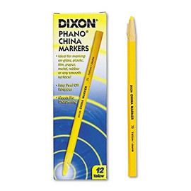 Dixon 00073 China Marker, Yellow, Dozen