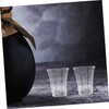 Gatuida 12pcs Glass Communion Cups for Religious Gatherings Reusable Small