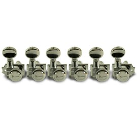 Kluson Revolution 6L H-Mount Tuners, Staggered Posts, CHROME - #KRHL-6BX-C
