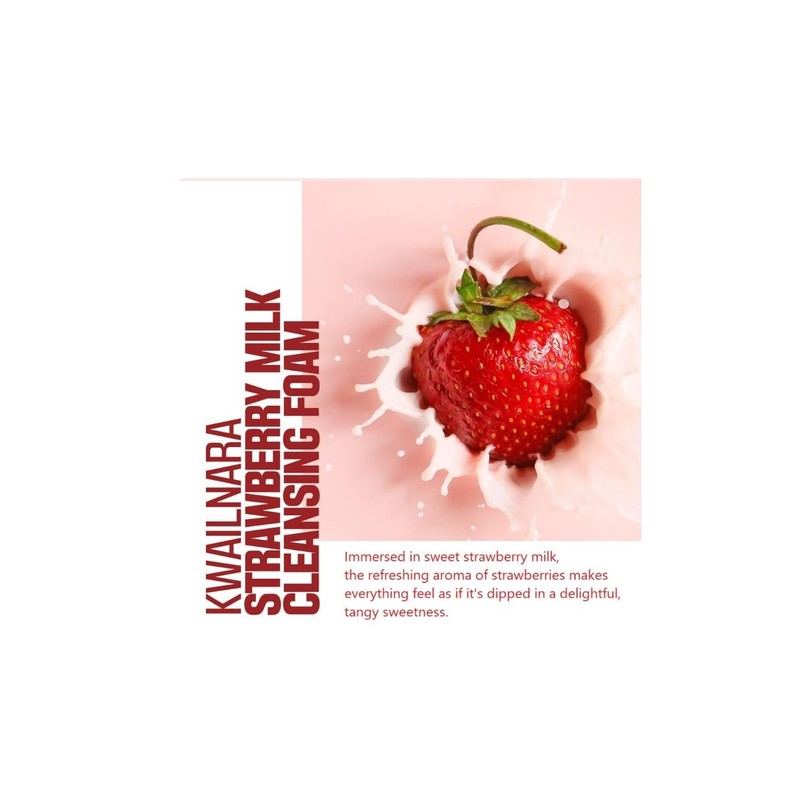 KWAILNARA Strawberry Milk Cleansing Foam 120ml