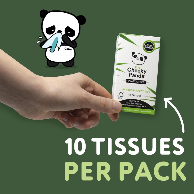 The Cheeky Panda Bamboo Facial Tissue | 14 x Plastic