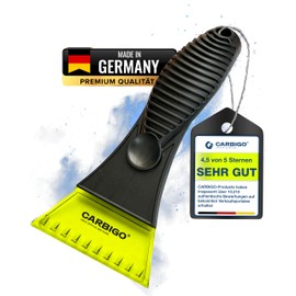 Carbigo Ice Scraper I Robust Car Ice Scraper I Compact Car Scratch with Reinforced Icebreaker Teeth I Windscreen Scraper Car Specially for Thick Ice Layers Without Scratching (Ice Scraper Plus)