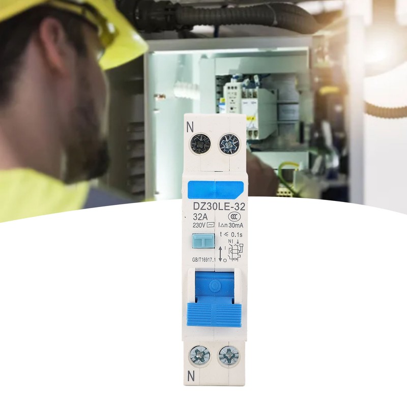 Leakage Protector Miniature Circuit Breaker DZ30LE‑32 Mini 1 Pole DIN