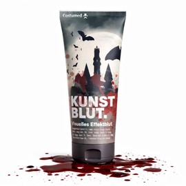 50 ml Fake Blood – Blood – Deceptively Real & Washable – Artificial Blood – for Halloween & Fancy Dress for Make-Up and Fancy Dress