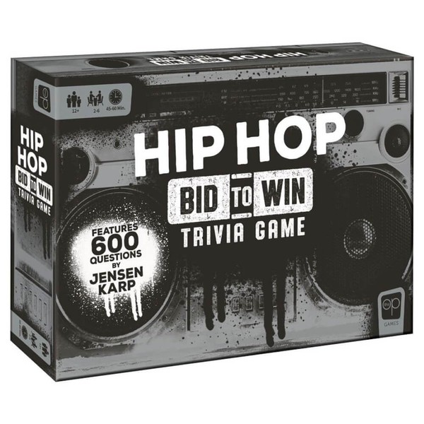 USAOPOLY Hip Hop Bid to Win Trivia Game | Music