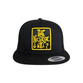 NICERIDE Way Classic 6006 Snapback Trucker Baseball Hat Black