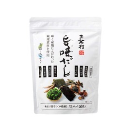 Ochamura Umami Dashi, 1 Bag (0.3 oz (8 g) x 50 Packs, Gyokuro Made in Yame, 7 Types of Domestic Ingredients, Dashi Pack, Dashi, Made in Japan