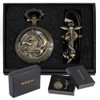 Tiong Fullmetal Alchemist Anime Pocket Watch with Chain for Cosplay