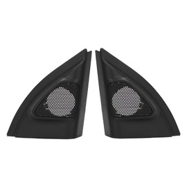 Keenso Car Audio Speaker Cover, 1 Pair Door Audio Speaker Tweeter Decoration Cover Tweeter Speaker Cover Door Pillar Tweeter Cover Trim Replacement for Vios 2008‑2013
