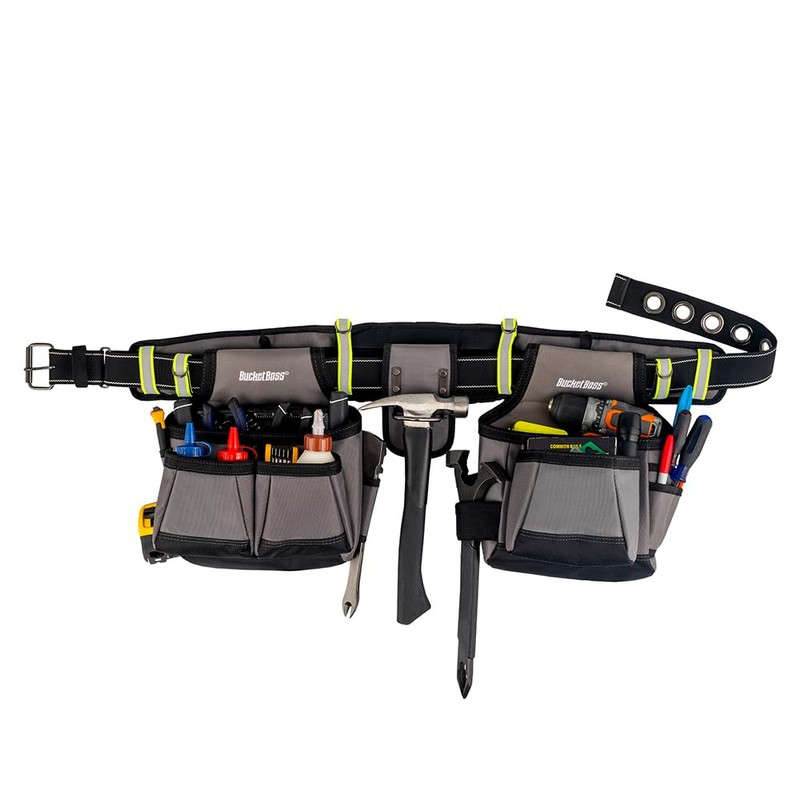 Bucket Boss 2 Tool Bag Tool Belt, Made from Durable