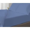 Nimsay Home Plain Dyed PolyCotton Modern Bed Fitted Sheets Soft