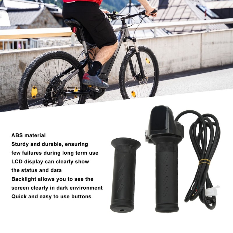 Electric Scooter Twist Throttle Grip Easy Installation Electric Bike Throttle